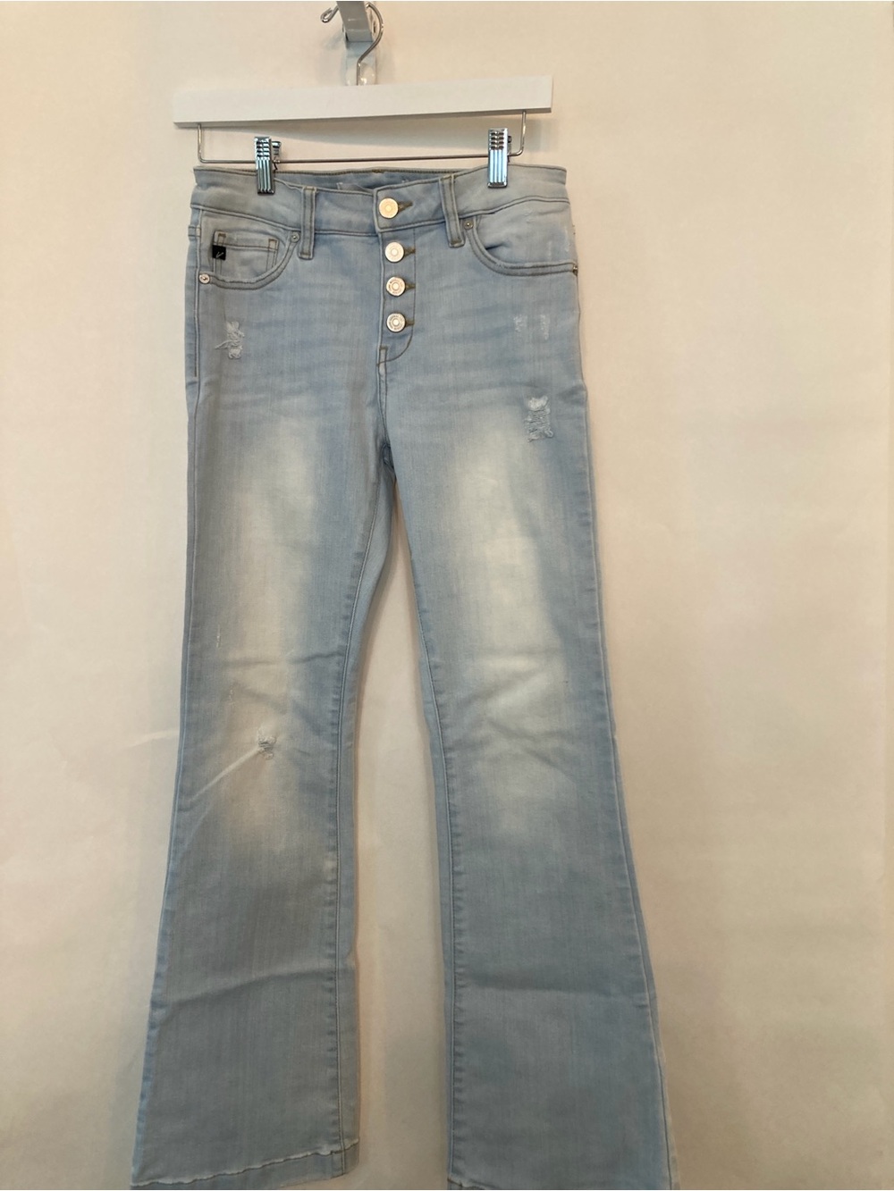 KanCan Light Wash Bootcut Jeans with Button Fly Size 27
